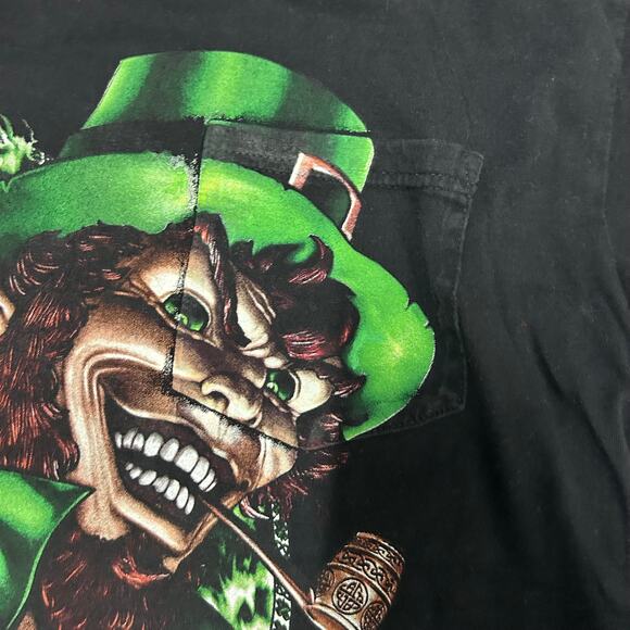 Copied - Rare VTG Leprechaun Harley Tee (Pocket) - Picture 4 of 4